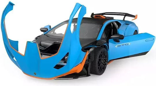 Mașină Teleghidată Lamborghini Huracan Sto Albastră Scară 1:14