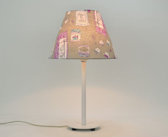 Veis Παιδικό Φωτιστικό Πορτατίφ Hemera Kids Λευκό 24.5x24.5x43εκ.