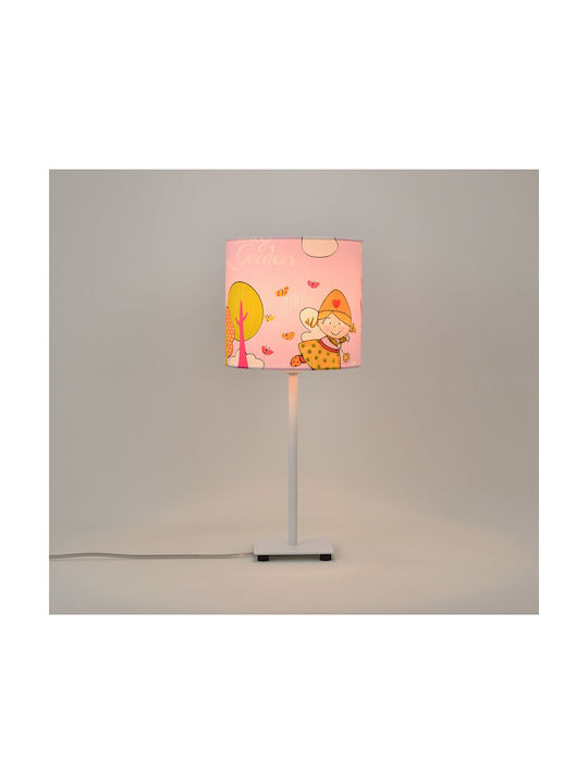 Veis Kids Portable Lamp Auge Kids Pink 45εκ.