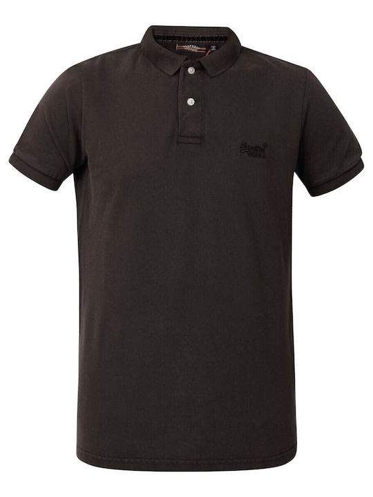D2 Ovin Vint Polo T-Shirt Black