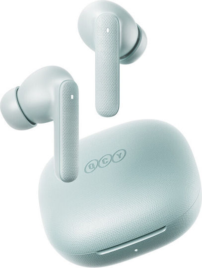 QCY QT43 In-ear Bluetooth Handsfree Earphones with Sweat Resistance and Charging Case Blue