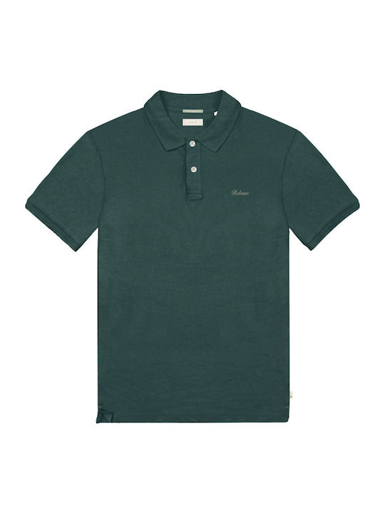 Polo Kurzarm Bluse Forest Green