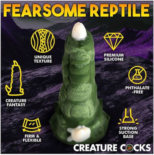 Dragon Ρεαλιστικό Dildo Πράσινο