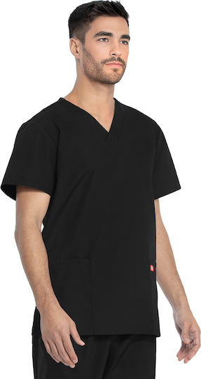 Dickies Unisex Σετ Ιατρικό Παντελόνι και Μπλούζα Μαύρο από Βαμβάκι και Πολυεστέρα