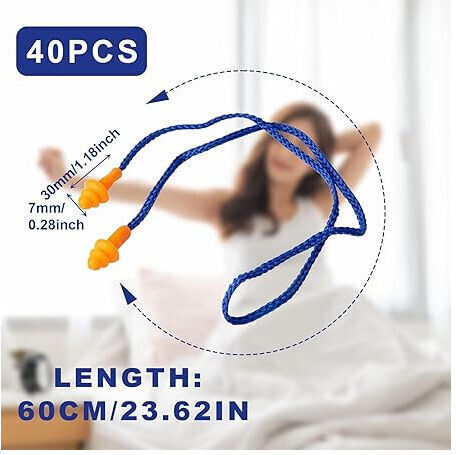 Dopuri De Urechi Din Silicon Cu Șnur De Siguranță X00266S1G9 40 Bucăți