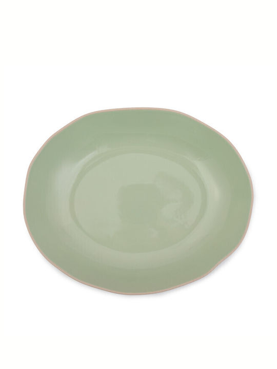 Jamie Oliver Σαλατιέρα Κεραμική Πράσινη 39x32x7cm