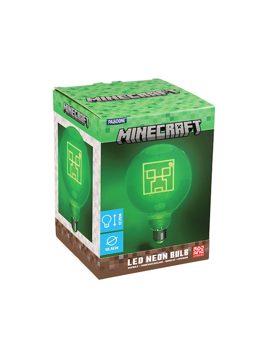 Paladone Kinder Tischlampe Minecraft Creeper Grün 15x12,5x13cm