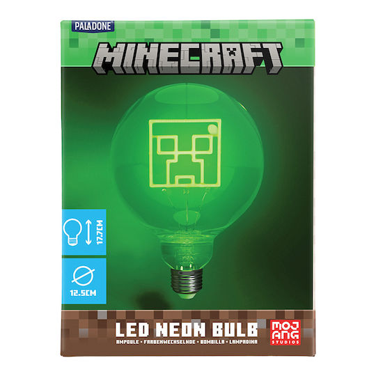 Paladone Kids Decorative Lamp Minecraft Creeper Green 15x12.5x13cm