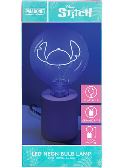PCMerch Детско Декоративно Осветление Neon Bulb Stitch Прозрачен 18x13x18εκ.