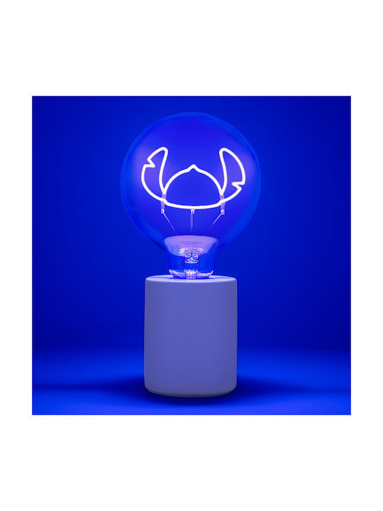 PCMerch Lampă decorativă pentru copii Neon Bulb Stitch Transparent 18x13x18εκ.