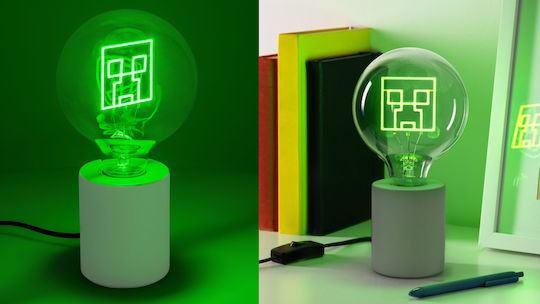 Paladone Lampă decorativă pentru copii Minecraft Verde 18x8.5x18εκ.