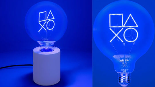 Paladone Kinder Dekorative Lampe Bulb Playstation Blau 18x13x18εκ.