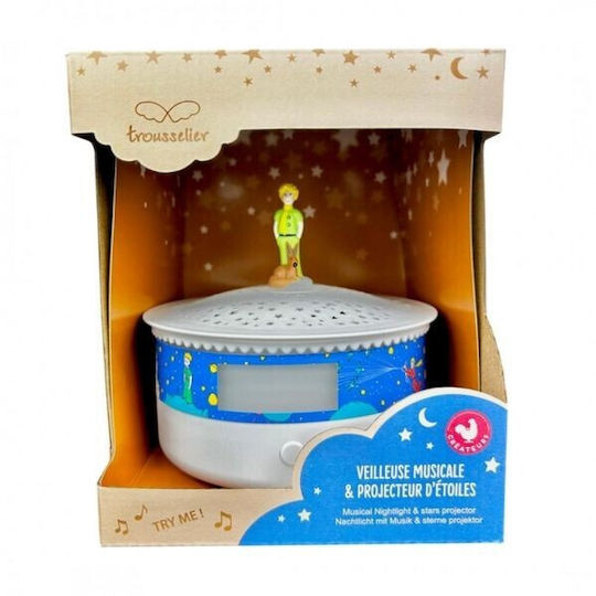 Trousselier Kids Table Lamp Projector White 13x13x12cm