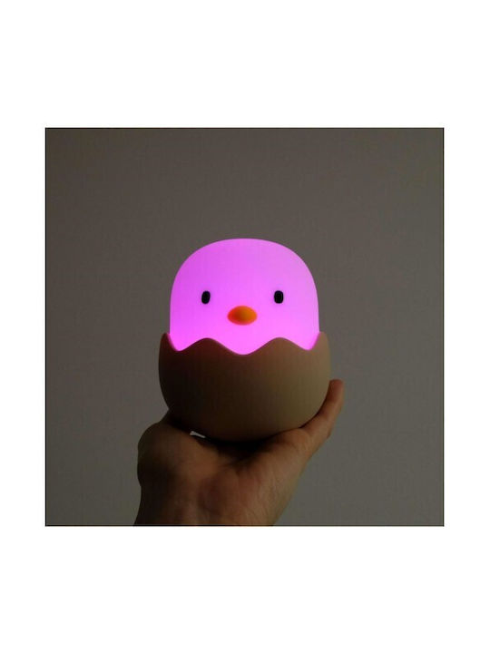 Mega Light Παιδικό Διακοσμητικό Φωτιστικό Eggy Egg Ροζ