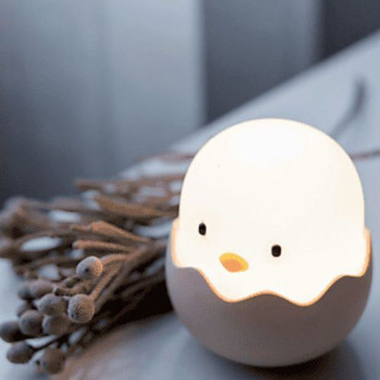 Mega Light Kinder Tischlampe Eggy Egg Rosa 11,8x10,4x10,4cm