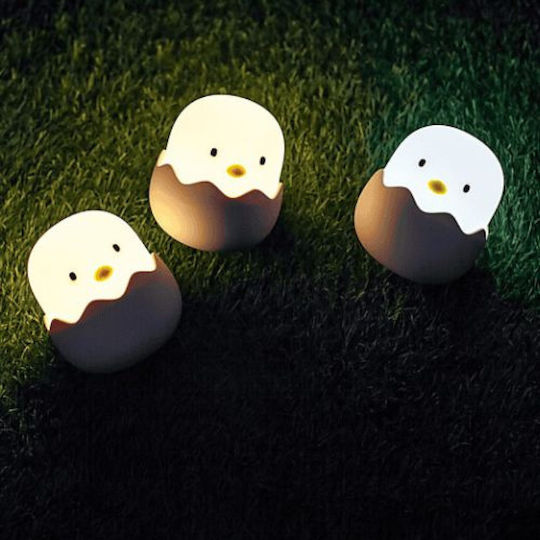 Mega Light Kinder Tischlampe Eggy Egg Rosa 11,8x10,4x10,4cm