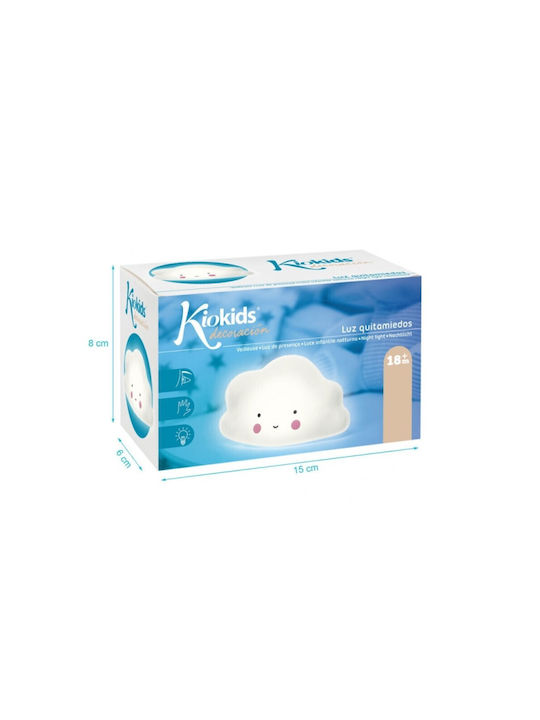 Kiokids Led Kids Decorative Lamp Cloud with Color Changes White 8.5x5.9x15.5εκ.