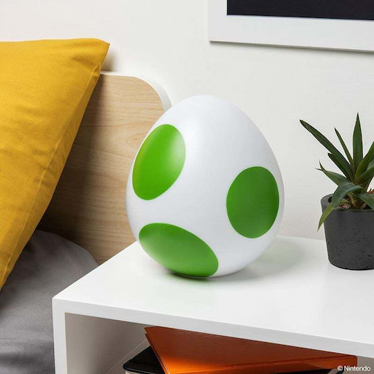 Paladone Kids Decorative Lamp Super Mario Bros Yoshi Egg Green 20cm