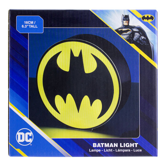 Paladone Lampă decorativă pentru copii Batman Galben 16εκ.