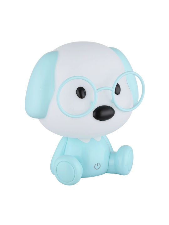 Globo Lighting Lumini LED Lampă decorativă pentru copii Atingere Albastru 20x18x15εκ.