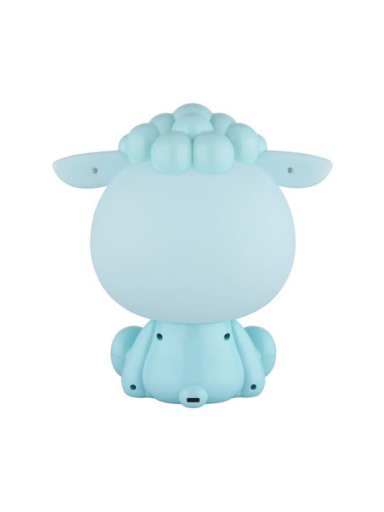 Globo Lighting Led Kids Decorative Lamp Blue 22x21x15εκ.