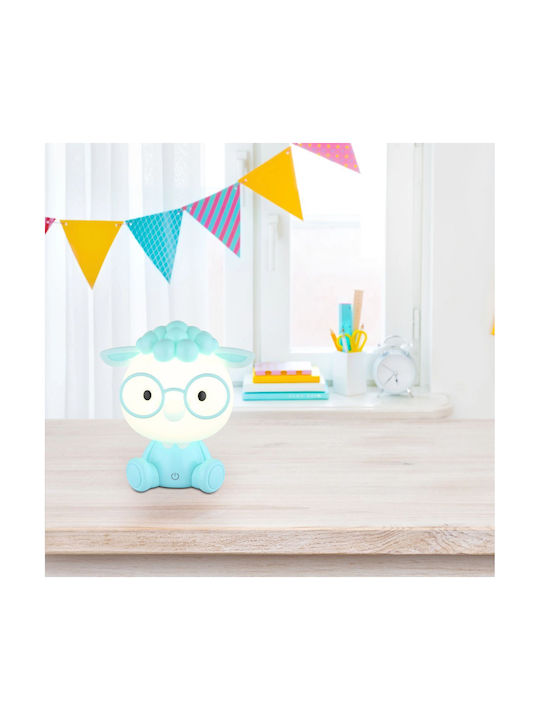 Globo Lighting Led Kids Decorative Lamp Blue 22x21x15εκ.