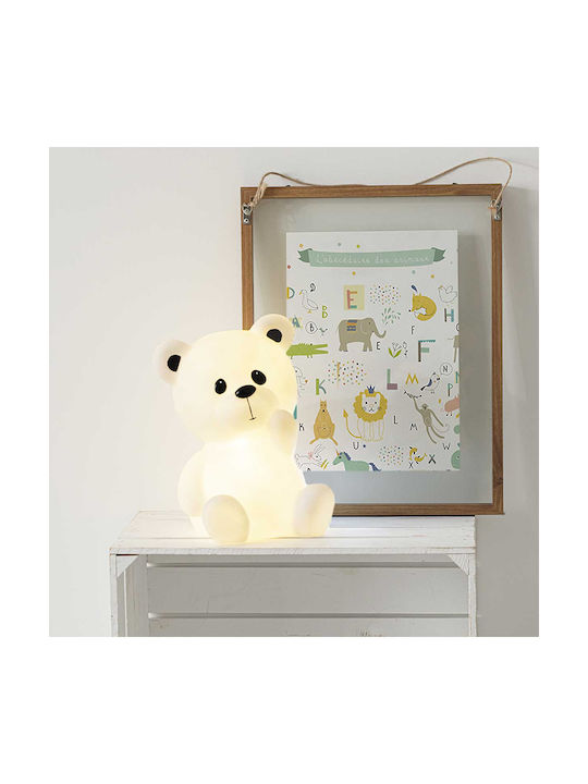 Atmosphera Kinder Dekorative Lampe Weiß 24.5x22x24.5εκ.