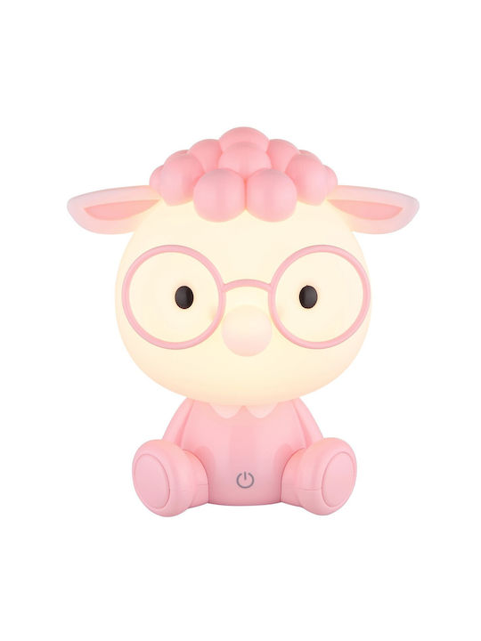 Globo Lighting Led Kids Decorative Lamp Pink 22x21x15εκ.