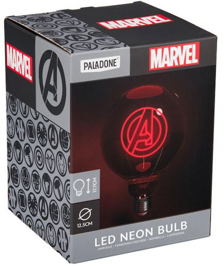 Paladone Led Kids Decorative Lamp Avengers Red 15x12.5cm