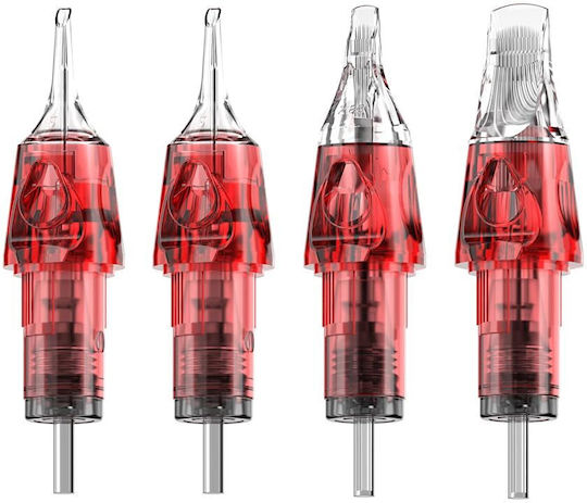 Set 40 Cartușe Ac pentru Tattoo 8 Tipuri de Ac Bug Pin Ac 1203rl 1205rl 1207rl 1209rl 1003rl 1005rl 1007rl 1009rl Din Oțel Inoxidabil 316 Conturumum Umplere En04x-40kit-fd