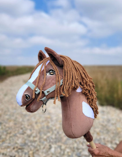 Hobby Horse Large Premium Stick Horse Western Ii Bay Brown Mane A3