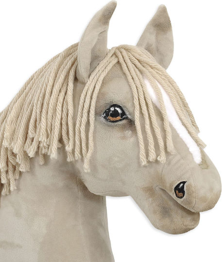 Hobby Horse Großes Premium Steckenpferd Cremello A3