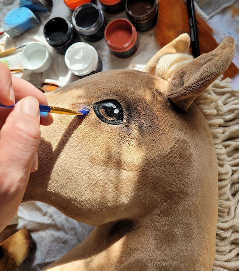 Hobby Horse Голям Премиум Кон на Пръчка Хафлингер A3