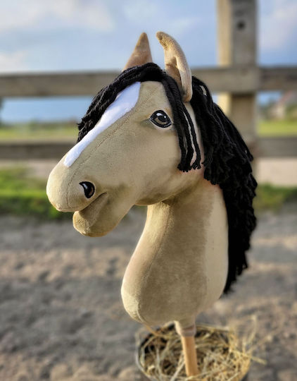 Hobby Horse Голям Премиум Кон на Пръчка Кестен A3