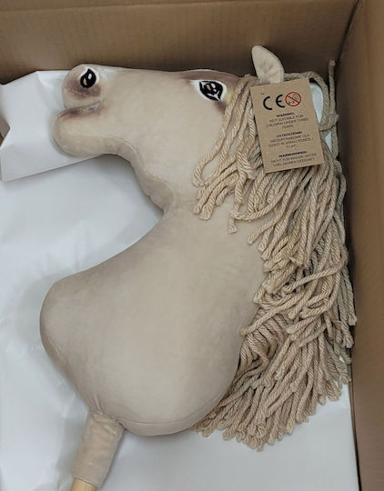 Hobby Horse Großes Premium Steckenpferd Cremello A3