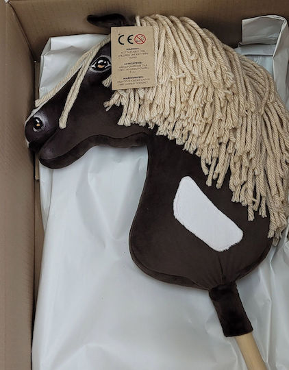 Hobby Horse Large Premium Stick Horse Western Iv Dark Bay Light Mane A3
