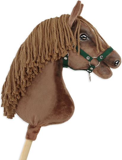 Hobby Horse Groß Premium Stockpferd Dunkel Kastanie A3