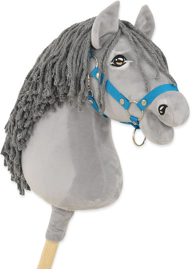 Premium Hobby Horse Large Stick Horse Gray Gray Mane A3
