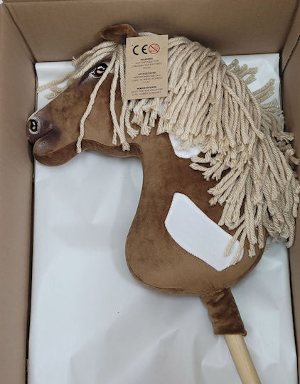 Hobby Horse Large Premium Stick Horse Western Iii Bay Light Mane A3