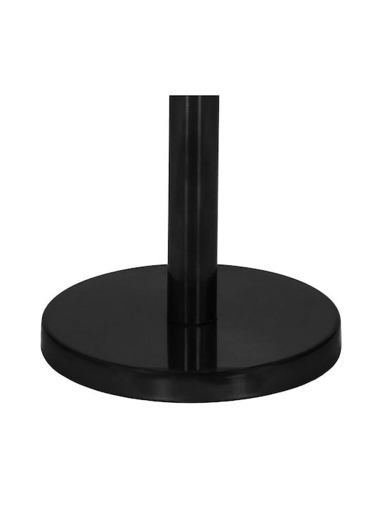 Floor Paper Holder Metallic Black