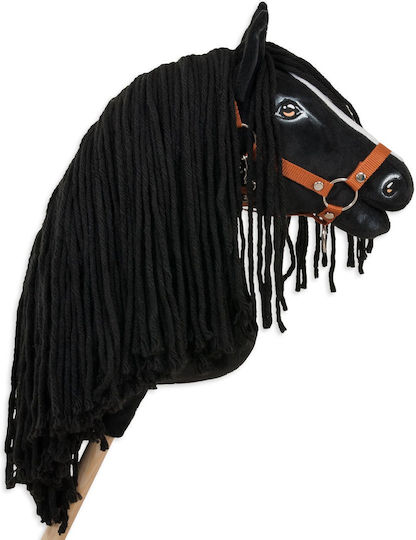 Hobby Horse Große Premium Stabpferd Friesisches Pferd Mähne Ii A3