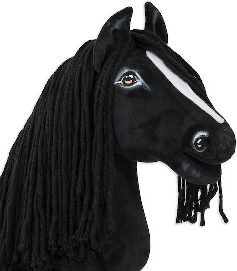 Hobby Horse Große Premium Stabpferd Friesisches Pferd Mähne Ii A3