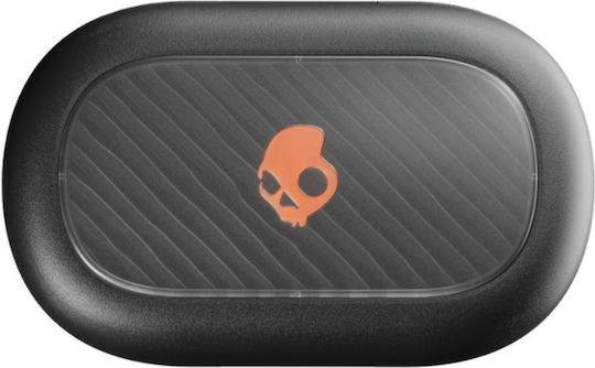 Skullcandy Push ANC Active In-ear Bluetooth Handsfree Ακουστικά με Αντοχή στον Ιδρώτα και Θήκη Φόρτισης Μαύρα