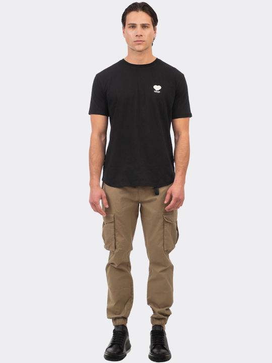 T-shirt Μαυρο