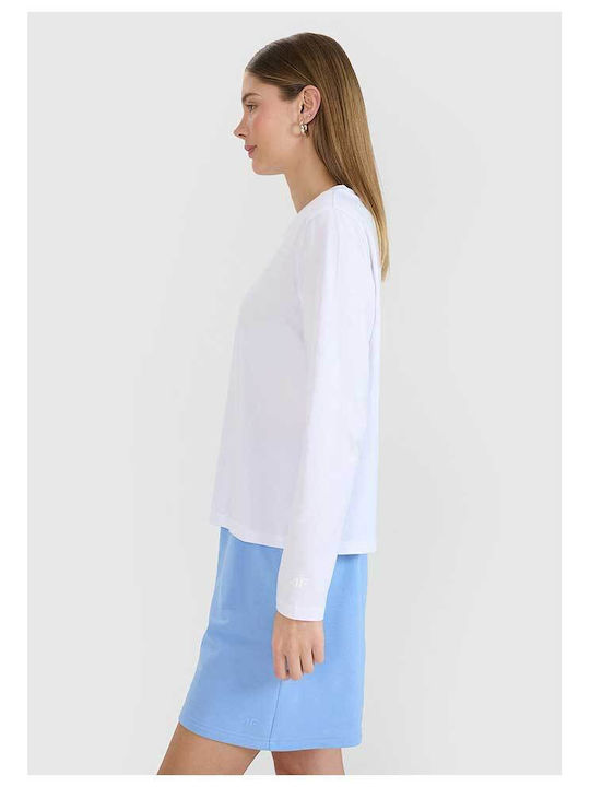 Women's Blouse Cotton Long Sleeve White