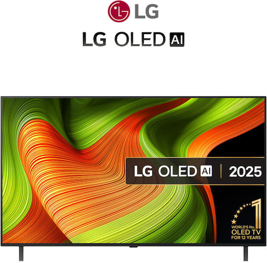 LG Smart Τηλεόραση 55" 4K UHD OLED AI B5 HDR (2025) OLED55B56LA
