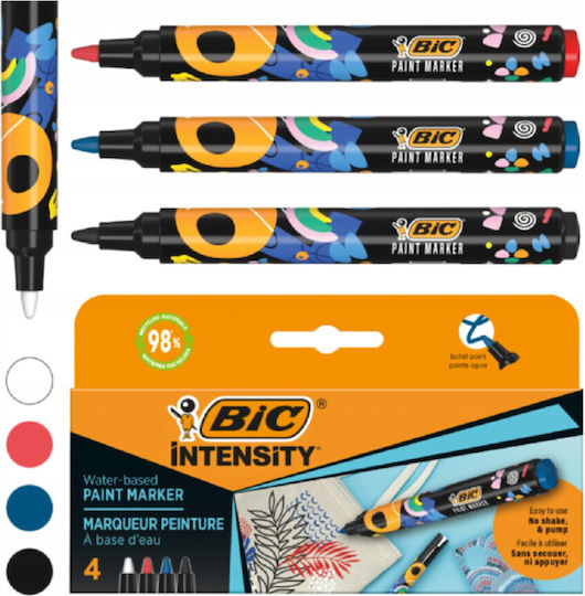 BIC Neon Markere de Desen Set 4buc
