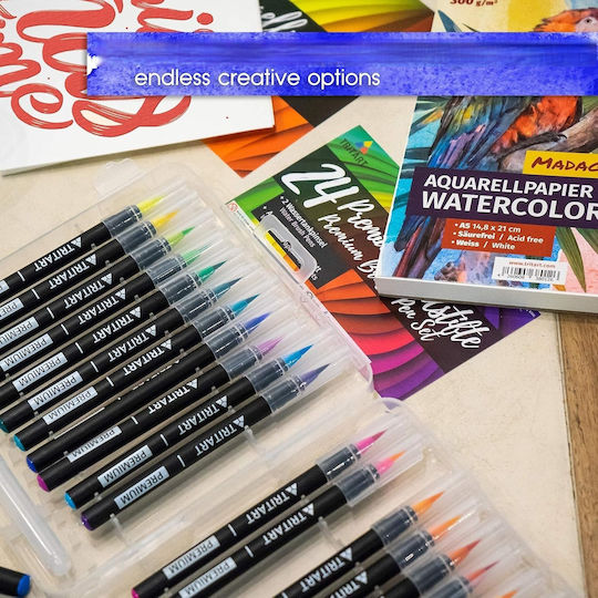 Tritart Set de creioane colorate 24buc Pachet de 1 ambalaje