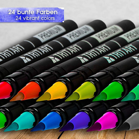 Tritart Set de creioane colorate 24buc Pachet de 1 ambalaje