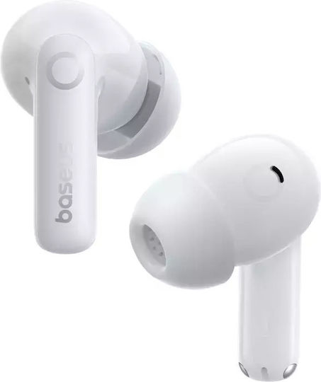 Baseus Bass BP1 Pro In-ear Bluetooth Handsfree Earphones with Sweat Resistance and Charging Case White